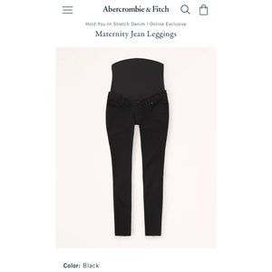 Abercrombie & Fitch Maternity Jean Leggings